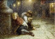 Augustus Saint-Gaudens Fatigued Minstrels china oil painting artist